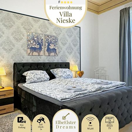 Ferienwohnung Villa Nieske - Jugendstil Denkmal, Free Wlan & Parken, Self Check-In, Smart-Tv Herzberg  Экстерьер фото